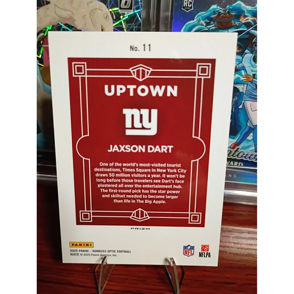 2025 Panini Donruss Optic - Uptowns Jaxson Dart #11 (RC)